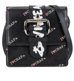 Small Alex Shoulder Bag, Leather, Black, MII, 2*